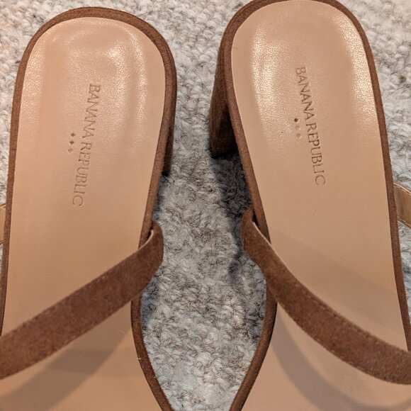 Banana Republic Brown Strappy Heels - Picture 3 of 3